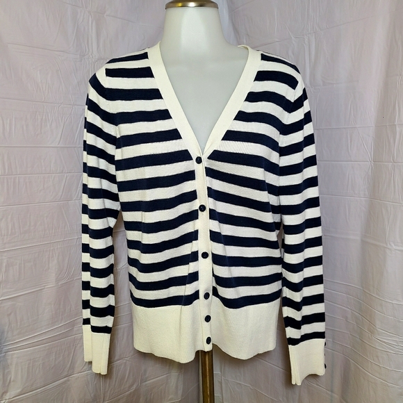 Christopher & Banks Sweaters - Christopher & Banks striped cardigan